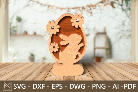 Bunny Easter Shelf Sitter SVG