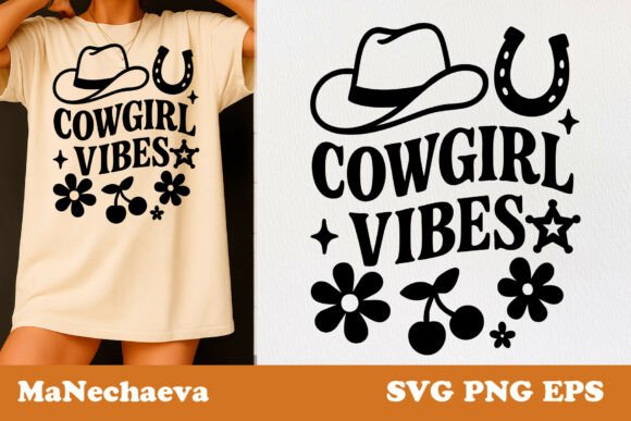 Cowgirl Vibes Western SVG for Crafts and Graphics