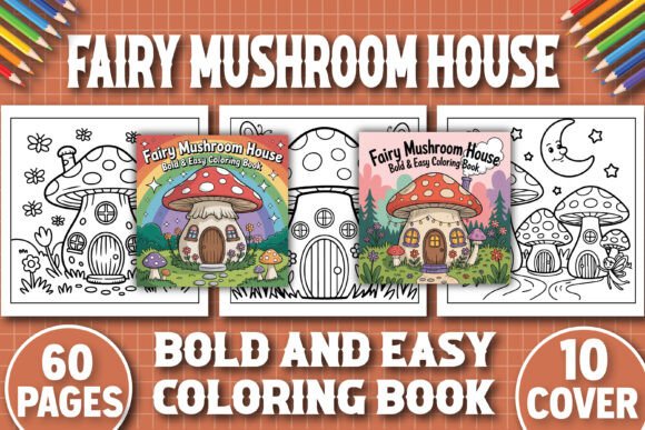 Fairy Mushroom House Graphics: A Creative Design Asset for Branding