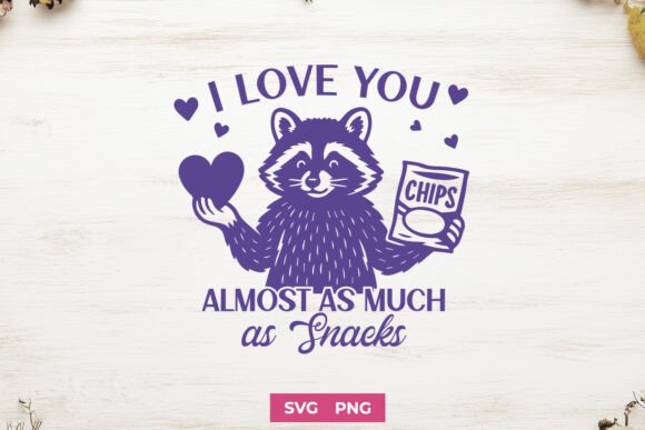 I Love You Almost As Much As Snacks SVG