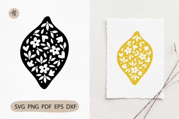 Lemon SVG for Crafts and Graphics