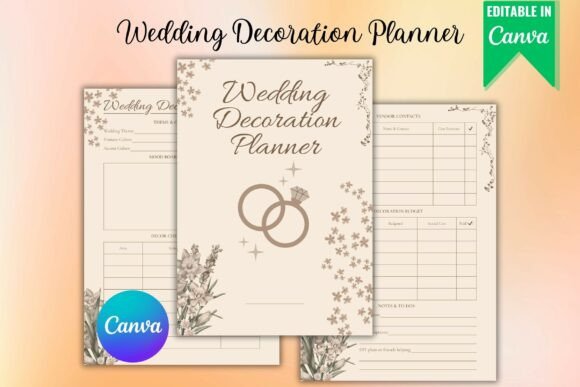 Wedding Decoration Planner Graphics for Planners Amp