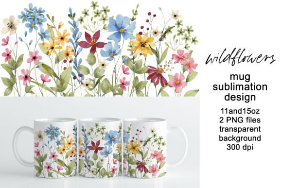 Wildflower Graphic for Branding and Marketing
